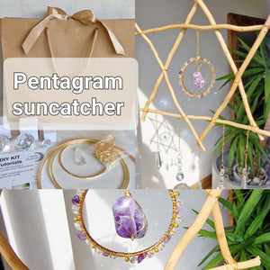 Hexagram suncatcher DIY kit