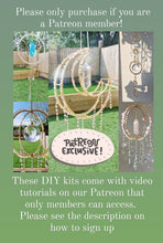 Load image into Gallery viewer, Patreon - Artemis crescent moon Suncatcher tutorial