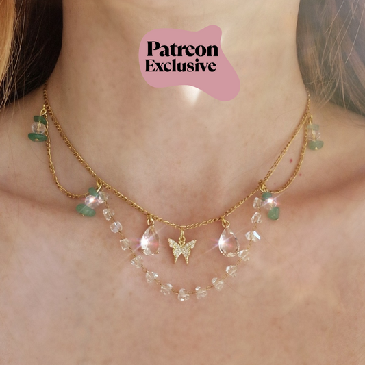 Patreon - DIY Suncatcher Necklace Kit and Tutorial - Wings