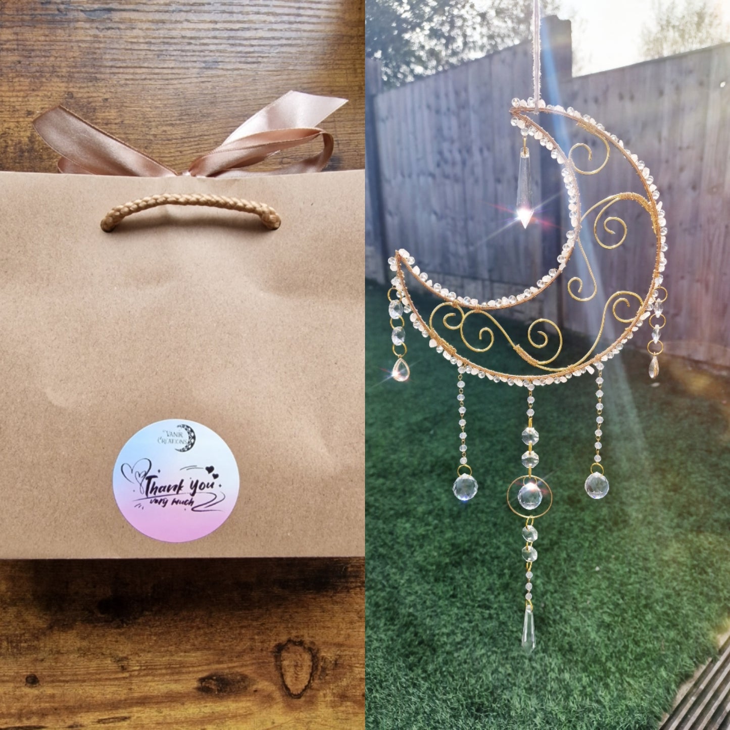 Patreon - Suncatcher Moon DIY Kit - Swirl Moon