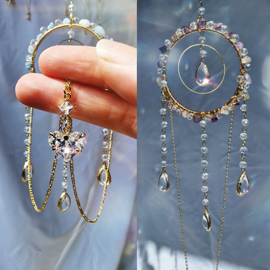 Patreon - DIY Suncatcher Necklace Kit and Tutorial - Heart