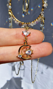 Moon Suncatcher And Wearable Necklace