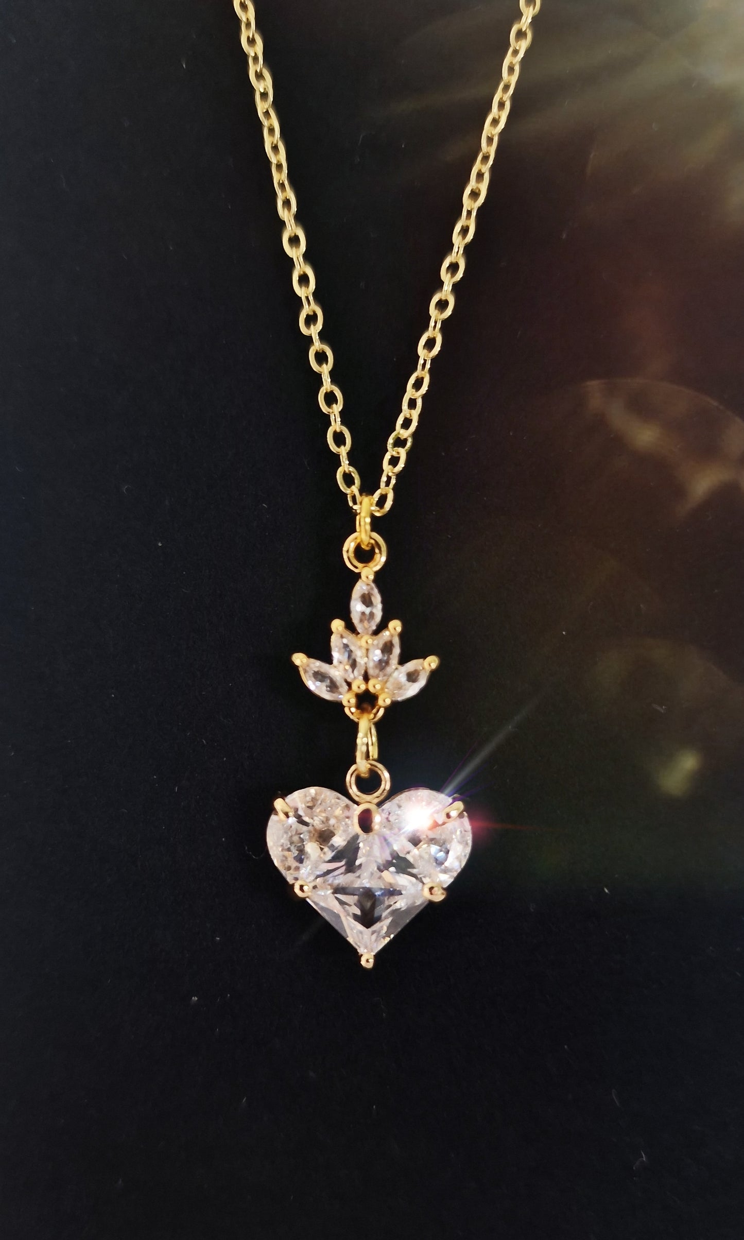 Wearable Heart Suncatcher – Necklace Only