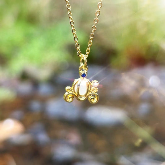Crystal Carriage Wearable Suncatcher – Necklace Only