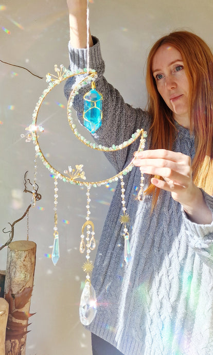 Moon Fairy Suncatcher - Green Hairstreak