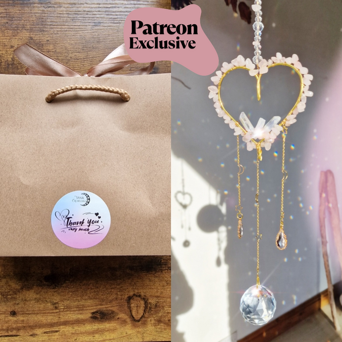 heart diy suncatcher