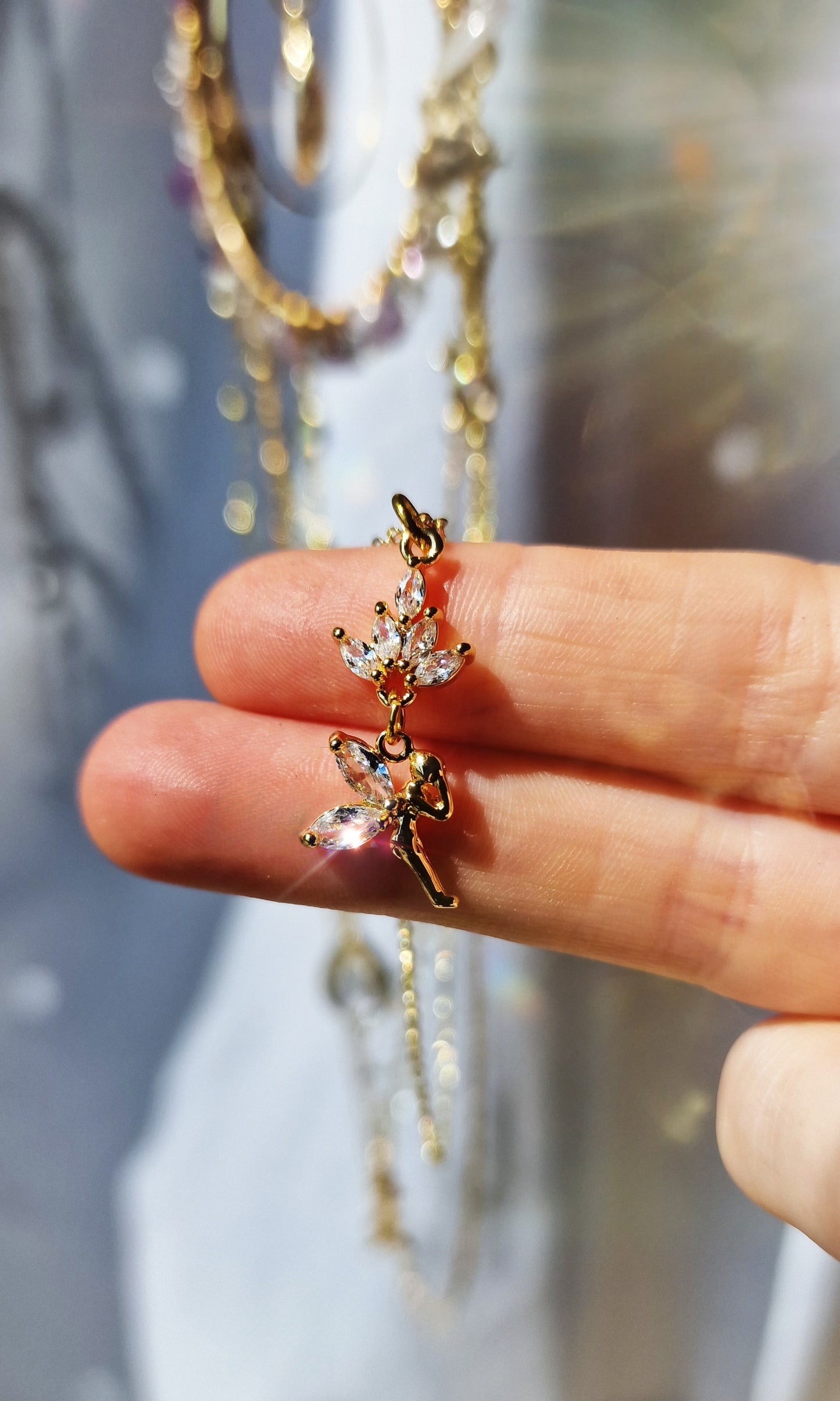 Fairy Suncatcher And Wearable Necklace