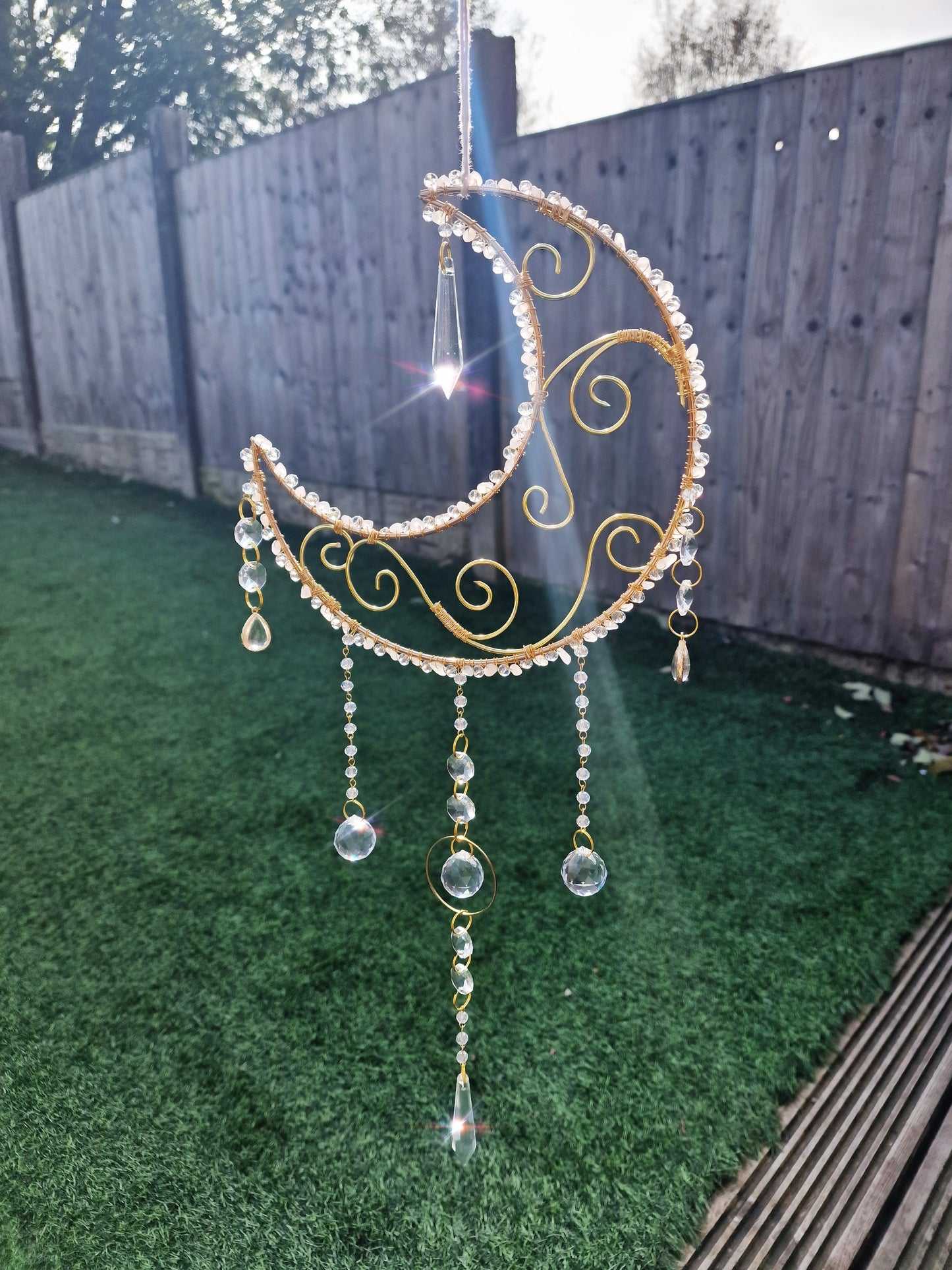 Patreon - Suncatcher Moon DIY Kit - Swirl Moon