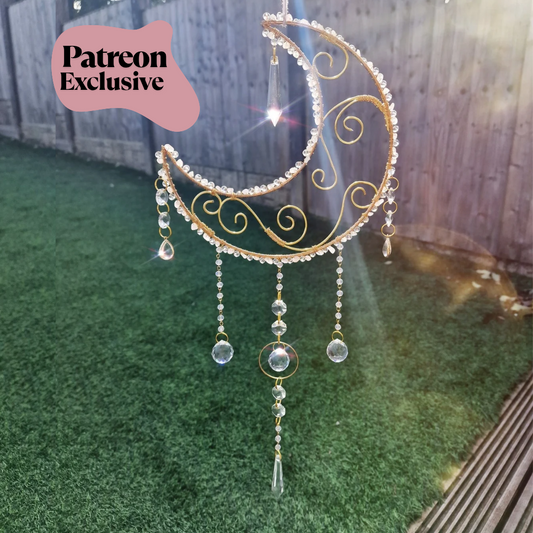 Patreon - Suncatcher Moon DIY Kit - Swirl Moon