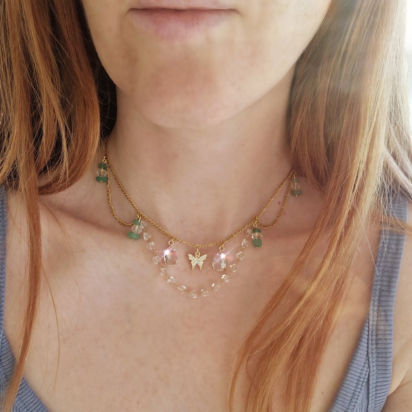 Patreon - DIY Suncatcher Necklace Kit and Tutorial - Wings