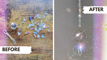 Load image into Gallery viewer, Easy suncatcher tutorial for beginners- sparkle