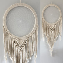 Load image into Gallery viewer, Lovely natural macrame dream catcher