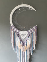Load image into Gallery viewer, Aurora mooncatcher with feathers