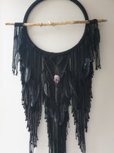 Load image into Gallery viewer, Gothic black driftwood dreamcatcher