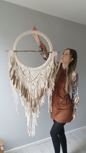 Load image into Gallery viewer, Driftwood feather dreamcatcher