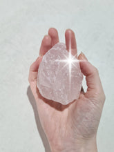 Load image into Gallery viewer, Large rose quartz stone. Big natural rose quartz crystal