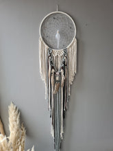 Load image into Gallery viewer, Feather Dreamcatcher macrame