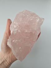 Load image into Gallery viewer, Large rose quartz stone. Big natural rose quartz crystal