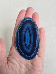 Agate slice with hole