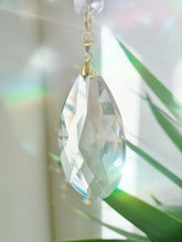 Load image into Gallery viewer, Large Teardrop Glass Suncatcher prism