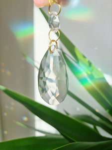 Small Teardrop Glass Suncatcher prism