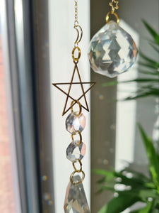 Octagon Glass Suncatcher prism