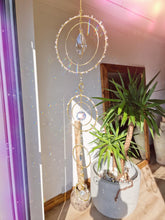 Load image into Gallery viewer, large crystal suncatcher DIY kit with wire wrapping Persephone