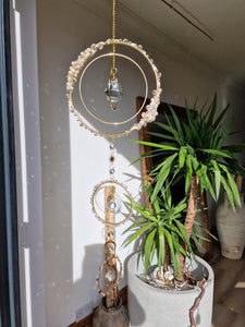 crystal suncatcher wall hanging Flora