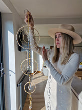 Load image into Gallery viewer, large crystal suncatcher DIY kit with wire wrapping Persephone