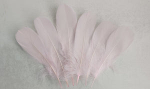 Goose feathers for crafting