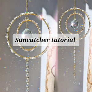 Crystal Suncatcher DIY Kit with Wire Wrapping - Alanis