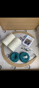 Large Moon Catcher DIY kit and video tutorial - how to make a macrame wall hanging - muffy