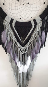 Beautifully detailed gothic dream catcher