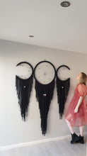 Load image into Gallery viewer, 3 piece dreamcatcher with Crystal&#39;s - villanelle