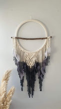 Load image into Gallery viewer, Unique hand tie dyed driftwood dreamcatcher