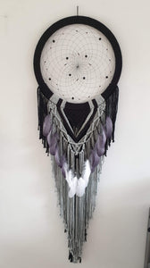 Beautifully detailed gothic dream catcher