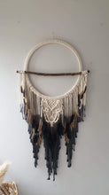 Load image into Gallery viewer, Unique driftwood and tie dye dreamcatcher